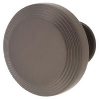 Heritage Brass by M Marcus Ridge Round Cabinet Knob - 38mm Diameter - Matt Bronze