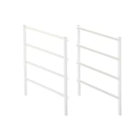 elfa Drawer Basket Tower - Mini 4 Frame Sides - 435 x 440mm - White - Pair