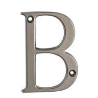 76mm Screw Fix Door Letter - B - Satin Bronze
