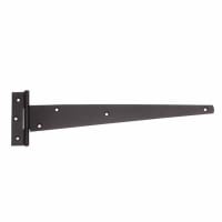 Light Duty Gate/Door Tee Hinge - 100 x 24mm - Black Powder Coated - Pack of 20