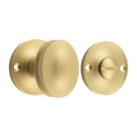 Burlington by Frelan Bathroom Turn & Release - 40mm Diameter - Sain Brass