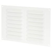 Altro Hooded Louvre Vent - 242 x 165mm - 6650mm² Free Air Flow - White