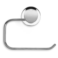 Croydex Stick 'N' Lock Toilet Roll Holder - 141 x 171 x 22mm - Polished Chrome