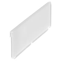 elfa Top Track System - Wire Shelf Basket Divider - 334 x 11 x 95mm - Translucent - Pack of 2