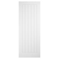 LPD Cottage 5 Panel Pre-Finished Laminate Semi-Solid Internal Door - 1981 x 686 x 35mm - White