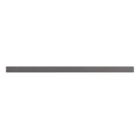 elfa Garage+ Storage Top Track System - Click In Bracket Cover - 525mm Length - Left - Matt Grey