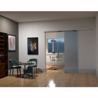 Klug Softslide 90 Sliding Glass Door Track - 2000mm Track - 90kg Max Door Weight