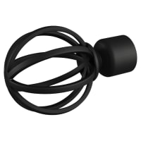 Rothley 25mm Cage Orb Curtain Pole Finial - Matt Black