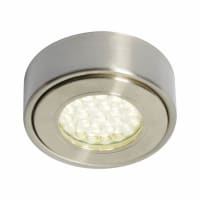 Forum Culina Laghetto 1.5W LED Round Cabinet Downlight - 4000K Cool White - Satin Silver