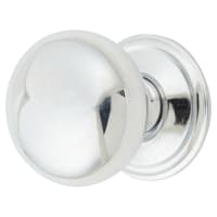 From The Anvil Mushroom Round Cabinet Knob - 32mm Diameter - Polished Chrome