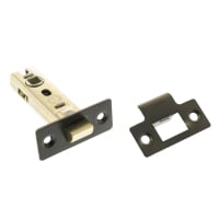 Atlantic Fire-Rated Tubular Latch - 78mm Case - 57mm Backset - Square - Urban Dark Bronze