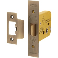 Altro Heavy Duty Bolt Through Flat Latch - 79mm Case - 57mm Backset - Square - Antique Brass