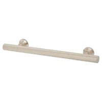 Altro York 12mm Knurled T-Bar Cabinet Pull Handle - 128mm Centres - Satin Nickel