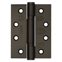 Jedo Polymer Bearing Grade 13 Butt Fire Door Hinge - 102 x 76 x 3mm - Dark Bronze - Pair