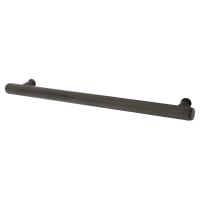 Alexander & Wilks Crispin 15mm Reeded T-Bar Cabinet Pull Handle - 224mm Centres - PVD Dark Bronze