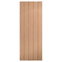 LPD Wexford 5 Panel Unfinished Solid Internal FD30 Fire Door - 1981 x 838 x 44mm - Oak