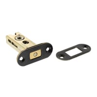 Atlantic Fire-Rated Bolt Through Tubular Bathroom Deadbolt - 65mm Case - 45mm Backset - Radius - Dark Bronze