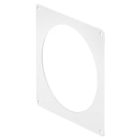 Awenta Square Wall Plate - 4 Inch/100mm - White