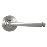 From The Anvil Satin Stainless Steel Door Handles on Round Beehive Rose - Avon Range