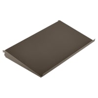 elfa Top Track System - Angled Metal Shelf - 598 x 348mm - Graphite