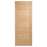 LPD Vancouver 5 Panel Pre-Finished Solid Internal Door - 1981 x 610 x 35mm - Oak