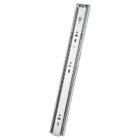 Klug 45.5mm Ball Bearing Push To Open Soft Close Drawer Runner - Full Extension - 450mm Length - 30kg - Zinc