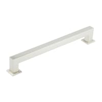 Burlington by Frelan Trafalgar 25mm Square D-Bar Cabinet Pull Handle - 224mm c/c - Satin Nickel