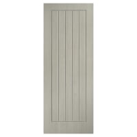 LPD Cottage 5 Panel Pre-Finished Laminate Semi-Solid Internal Door - 1981 x 838 x 35mm - Grey