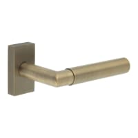 CRES by Frelan Antique Brass uPVC Multipoint Door Handles on Rectangular Rose - CR-102 Range