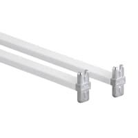elfa Drawer Basket Tower - Top Only Crossbars - 450mm Width - White - Pair