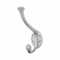 Smith & Locke Double Robe Hooks Polished Chrome 55mm 5 Pack - Screwfix