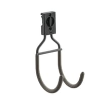 elfa Garage+ Storage Top Track System - J-Hook for Storage Track - Matt Grey