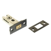 Atlantic Fire-Rated Bolt Through Tubular Bathroom Deadbolt - 65mm Case - 45mm Backset - Square - Dark Bronze