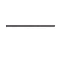 elfa Garage+ Storage Top Track System - Click In Bracket Cover - 525mm Length - Right - Matt Grey