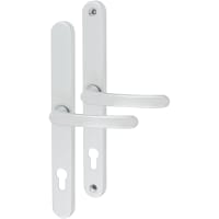 TSS uPVC Multipoint Door Handle - 264mm Bolt c/c - 92mm c/c - Silver