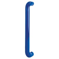 Hoppe AR602/425 Cobalt Blue Nylon D-Bar Door Pull Handles - Back to Back - 425mm c/c