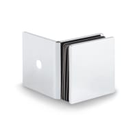 Bohle Bilbao Small Glass Clamp - Wall Mount - 8-12mm Glass - Polished Chrome