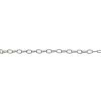 Brass Oval Chain - 13mm Link - 10m Chain - Chrome Plated