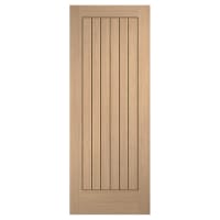 LPD Cotswold 6 Panel Pre-Finished Solid Internal Door - 2040 x 926 x 40mm - Oak