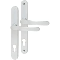 TSS uPVC Multipoint Door Handle - 215mm Bolt c/c - 92mm c/c - Silver