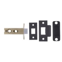 Atlantic Tubular Latch - 63mm Case - 45mm Backset - Square - Matt Black