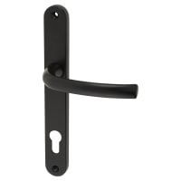 Arrone AR7550 Black uPVC Multipoint Door Handles - 92mm c/c - 44mm door