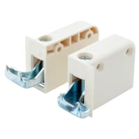Blum Wall Cabinet Mounting Set Left & Right Hanger - Cream