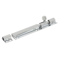 Polished Chrome Straight Barrel Bolt - Budget Range - 150 x 38mm