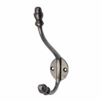 Chrome Coat Hooks in Polished Chrome with Double Hook for Coat and