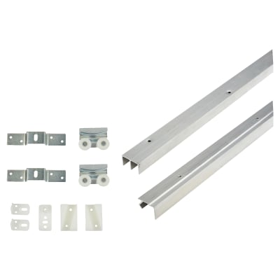 Rectangular Flush Aluminium Door Pull 90 X 43mm Satin