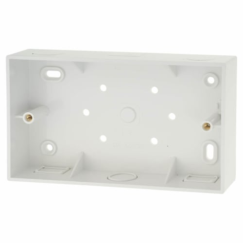 Recessed pattress box clearance