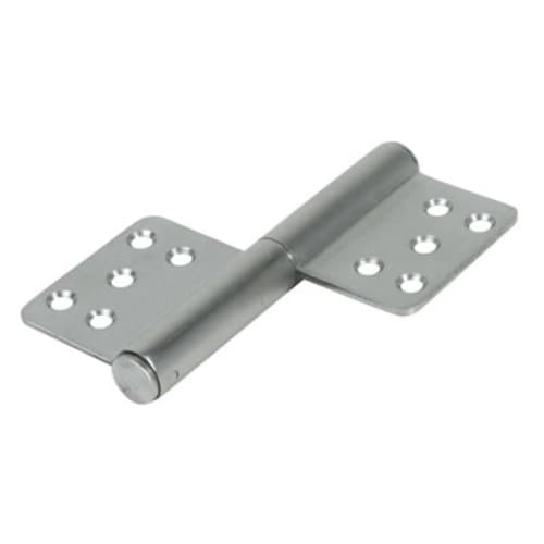 Flag Door Hinge 127mm Length Satin Stainless Steel Pair