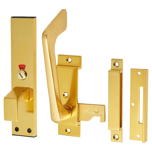 Disabled Toilet Handle Facility Indicator Bolt 178 x 38mm Gold