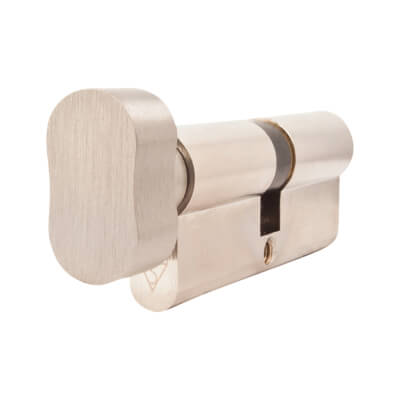 Yale Kitemarked Euro Double Cylinder Thumbturn 35 X 35mm Nickel 